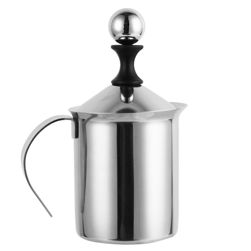 Manual / Hand Made Stainless Steel Milk Whisk Frother, Milk Foam Mixer Maker