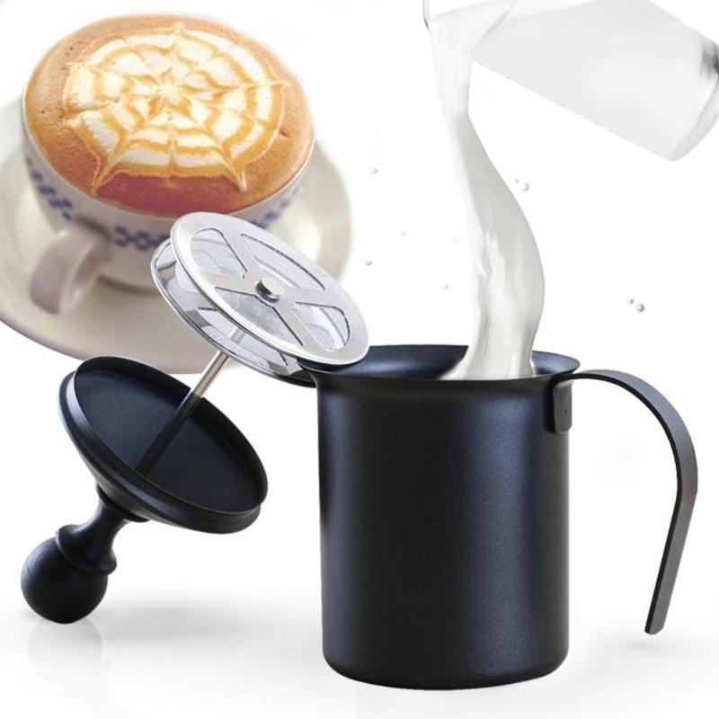 Manual / Hand Made Stainless Steel Milk Whisk Frother, Milk Foam Mixer Maker