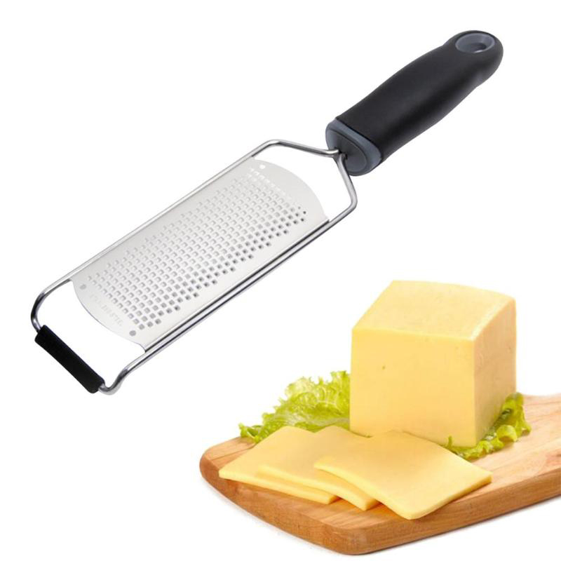 Professional Metal Kitchen Ware Stainless Steel Cheese Grater / Lemon Zester