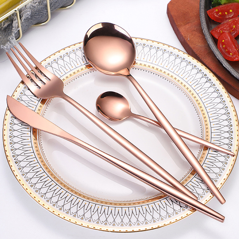 Gold Coated Metal, Stainless Steel Coffee, Dessert, Ice Cream, Tea Spoon With Long Handle