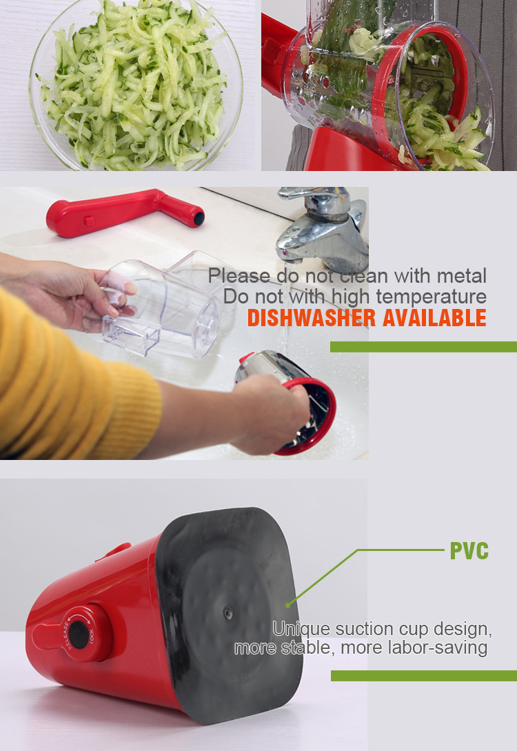 Multifunction Stainless Steel Blades Potato And Vegetable Grater, Slicer