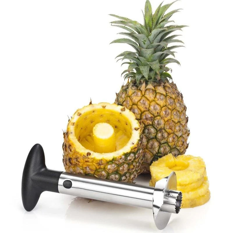 Professional 304 Stainless Steel Pineapple Cutter / Core Slicer