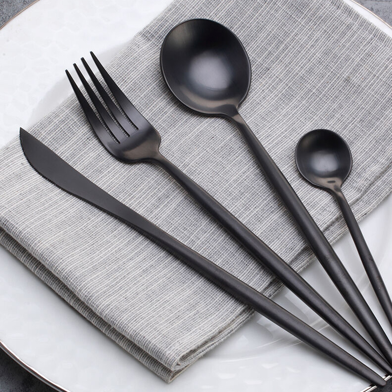 Customized Vintage Metal, Stainless Steel Portable Cutlery or Flatware Set