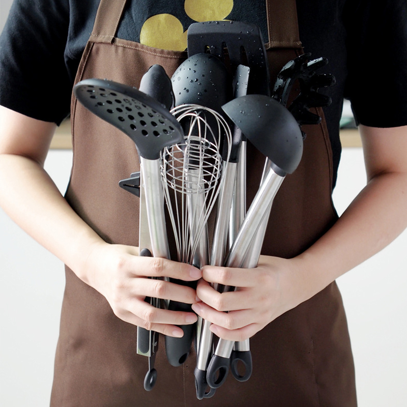 Wholesale Kitchen Ware Utensil Stainless Steel And Silicone Cooking Tools