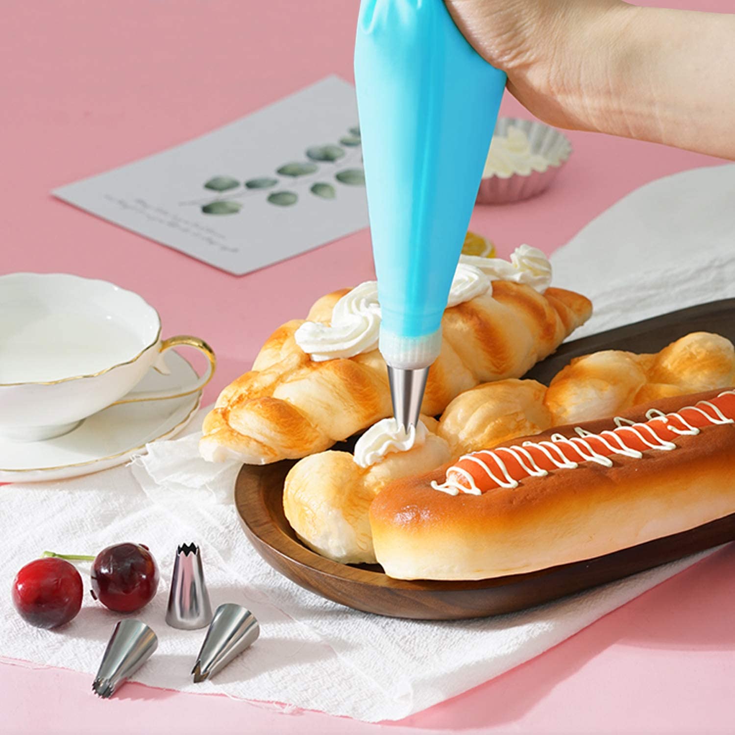 Multi Shape Cake Decorating Stainless Steel Piping Tips, Piping Nozzles