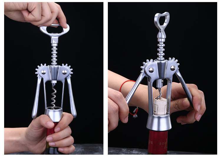 Manual Metal / Steel Red Wine Bottle Opener Sets,  Waiters's Corkscrew