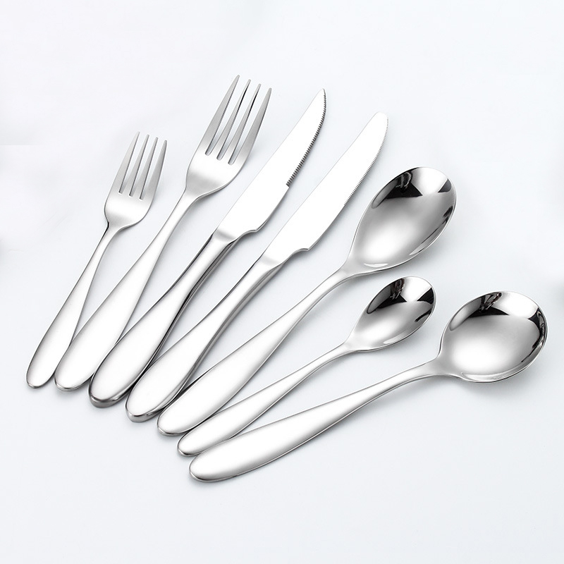 Kitchen Tools Silver Stainless Steel Flatware Cutlery For Hotel or Restaurant
