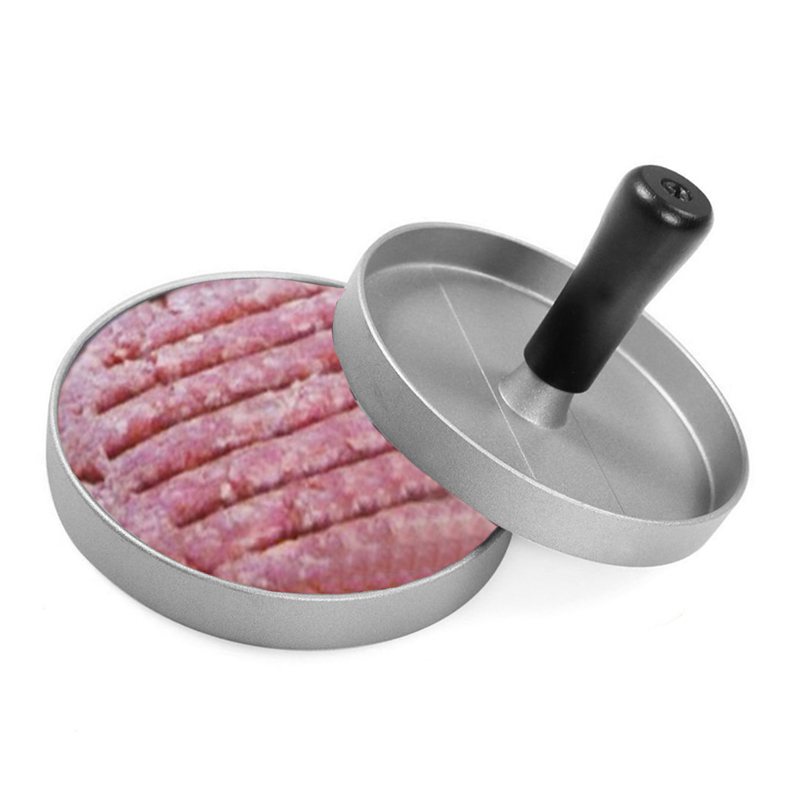 Non Stick Aluminum Alloy Hand Made Hamburger Press for Meat Pie Making