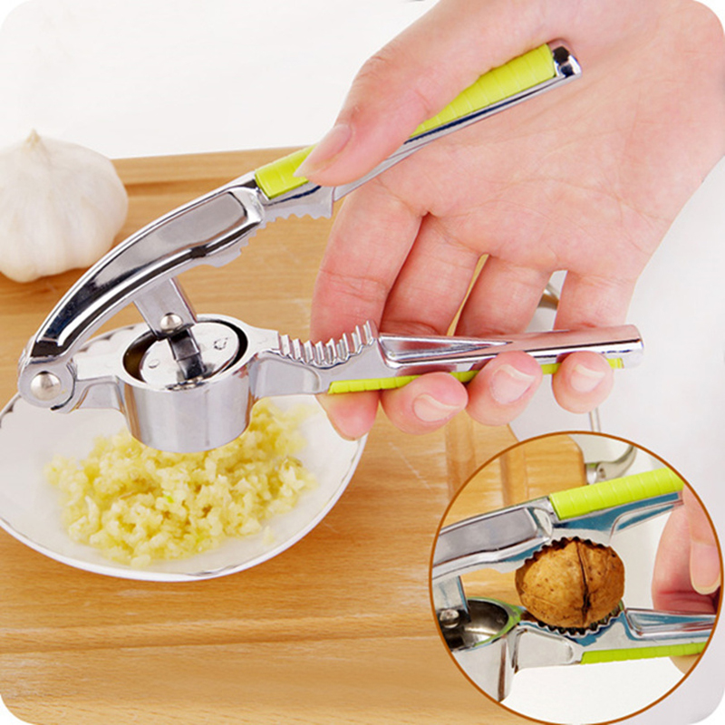Amazon Hot Sale Kitchen Tool Zinc Alloy / Metal Garlic Press or Walnut Cracker