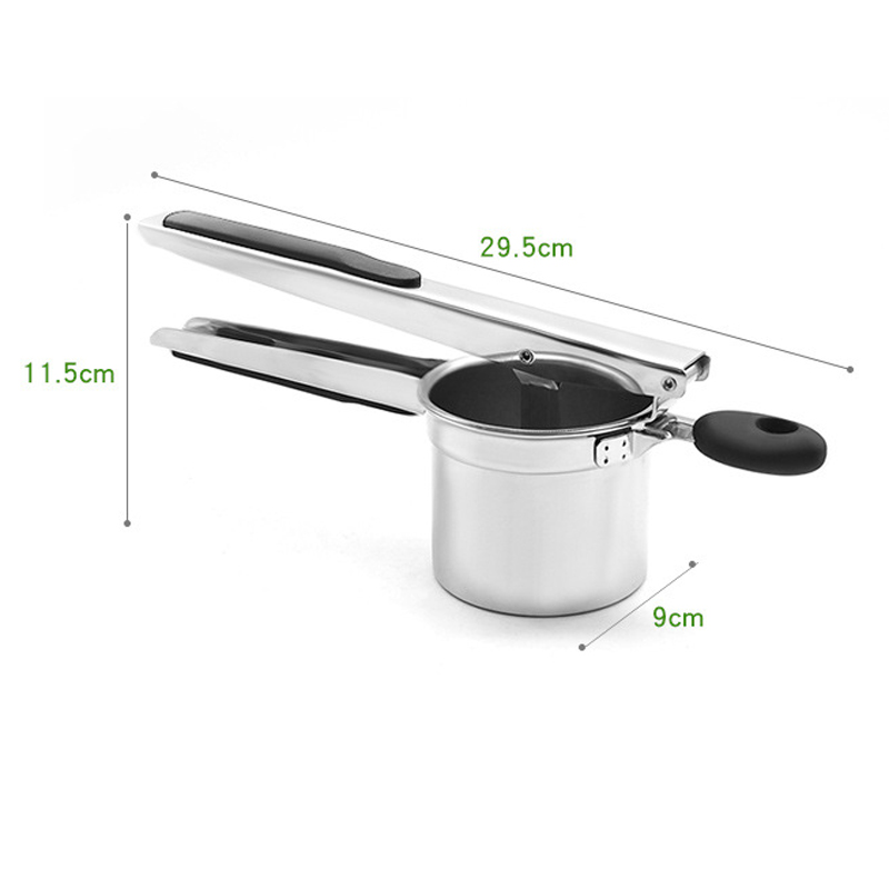 Kitchen Vegetable Tool Stainless Steel Potato Masher Ricer / Pressor