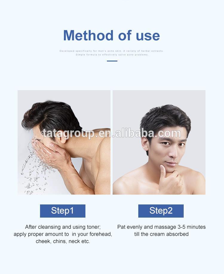 Men Fresh Face Hydrating Anti Wrinkle Aging Moisturizer Best Private Label Face Cream
