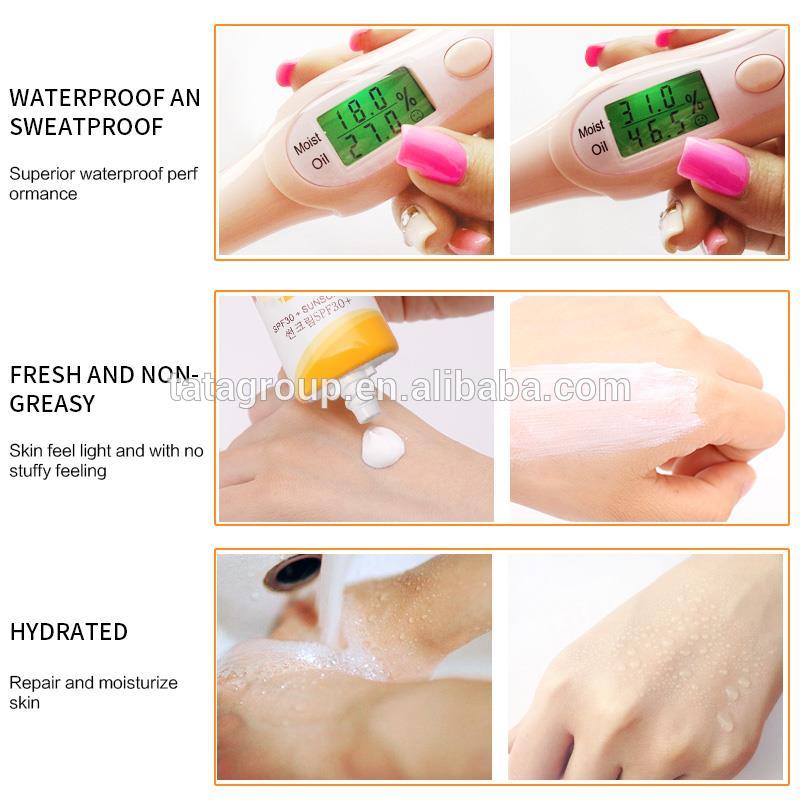 Private Label Custom Korea Best Outdoor Whitening Sun SPF Protection Lotion Cream Sun Screen