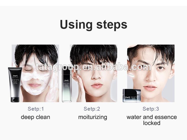 Hot Selling High Quality Professional Mens Face Whitening Private Label Skincare Care Set
