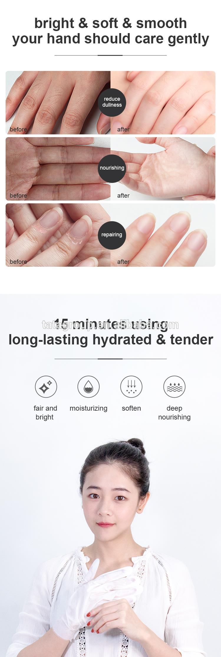 Manufacturer China Private label Custom Whiten Disposable Glove Hand Mask