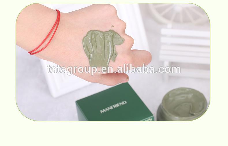 Wholesale Hot Skin Care Natural OEM Mung Bean Green Private Label Face Mud Mask