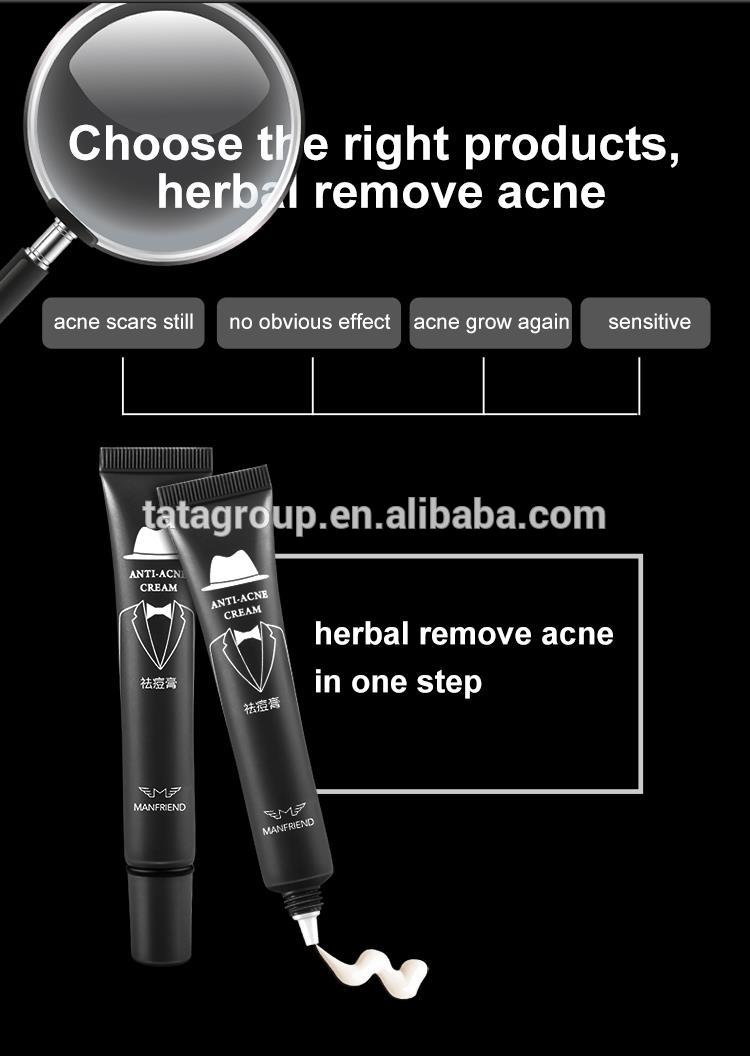 Custom Logo Private Label Remove Acne Pimples Herbal Anti-acne Cream