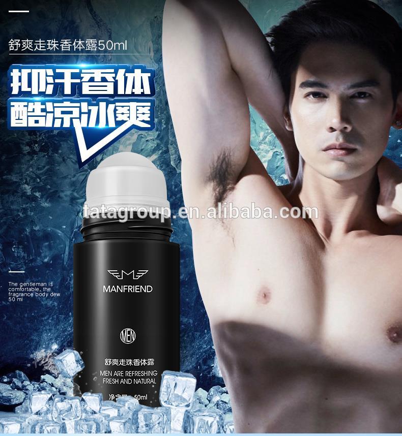 China Manufacturer Men Underarm Glass Roll On Style Antiperspirant Deodorant Stick For Men