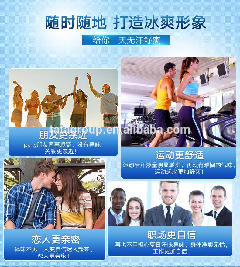 China Manufacturer Men Underarm Glass Roll On Style Antiperspirant Deodorant Stick For Men