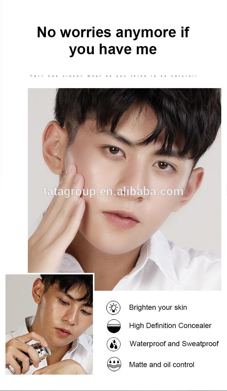 China Wholesale Waterproof Men Makeup Foundation Liquid OEM Private Label BB Cream