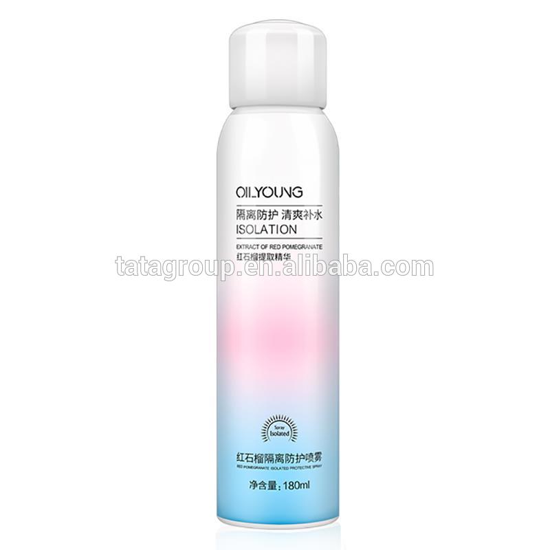 Private Label Wholesale SPF50 Waterproof Sweatproof Sun Screen Whitening Sunscreen Spray