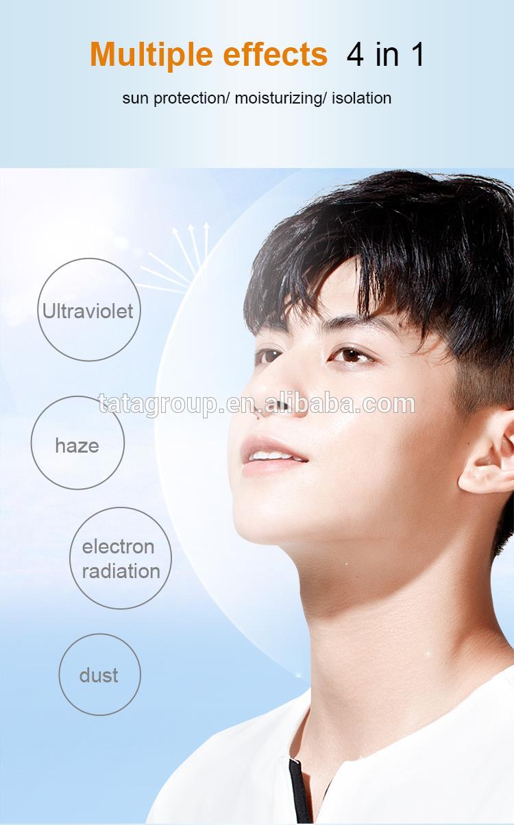 Professional China Manufacturer Waterproof Mineral Face Oem Spf 50 Sun Screen Block Cream For Face