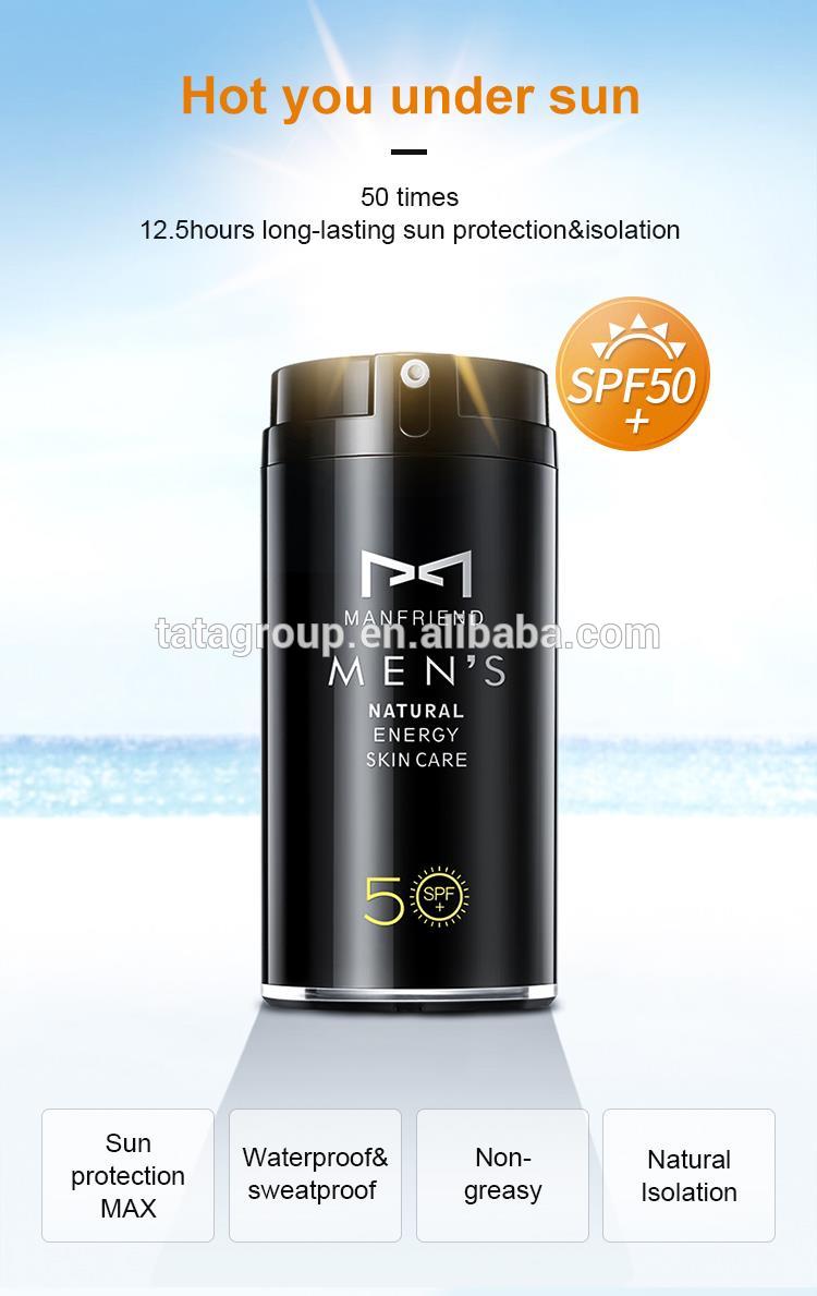 Professional China Manufacturer Waterproof Mineral Face Oem Spf 50 Sun Screen Block Cream For Face