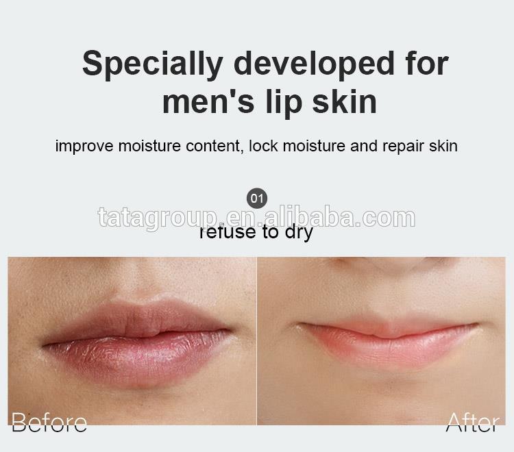 Custom Logo Men Face Makeup Repairing Moisturizing Natural Organic Lip Balm