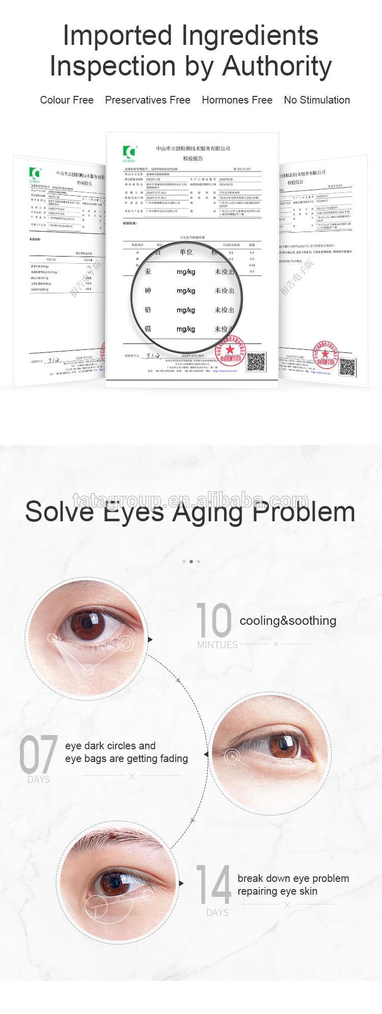 Hot Sale Anti-wrinkle Dark Circles Collagen Eye Care Moisturizer Mask Hydrogel Eye Patch