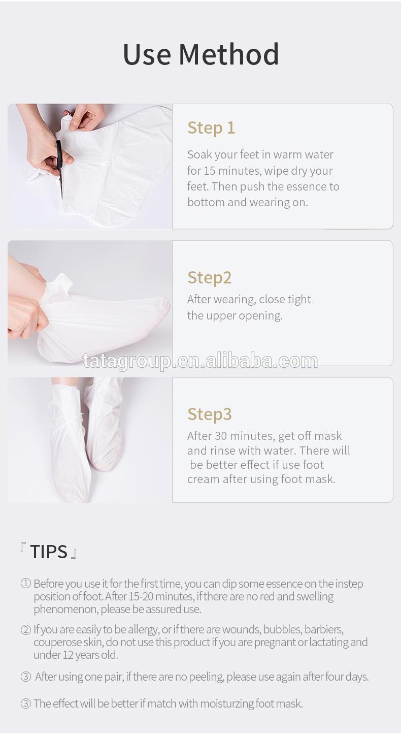 Hot Sale High Quality Wholesale Moisturizing Private Label Oem Peeling Exfoliating Peel Foot Mask