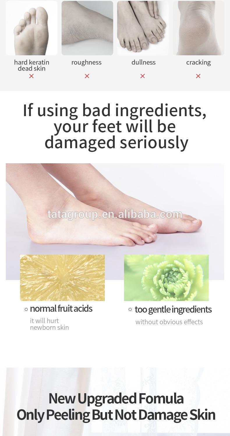 Hot Sale High Quality Wholesale Moisturizing Private Label Oem Peeling Exfoliating Peel Foot Mask
