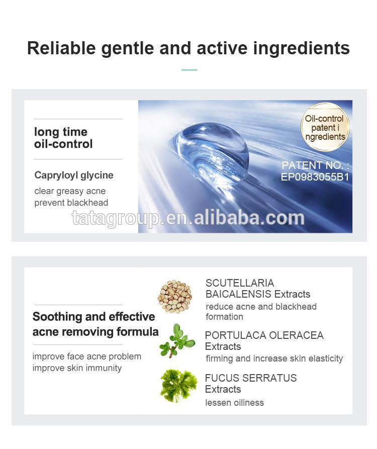 Private Label Facial Oil Control Anti Acne Cleanser