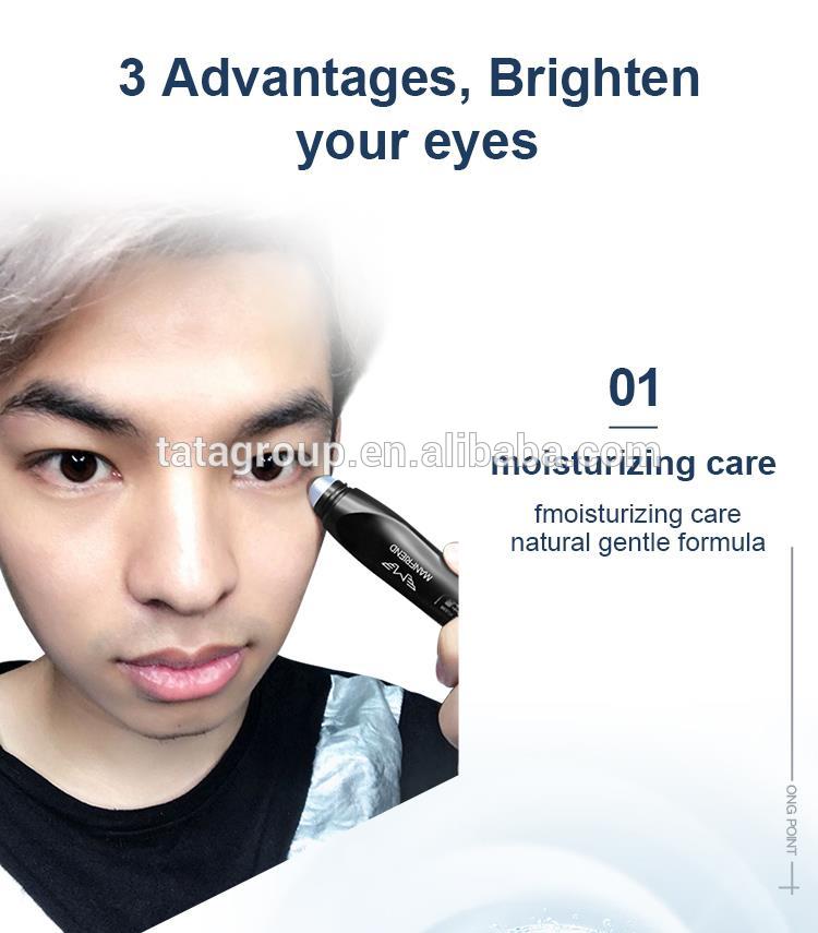Best Private Label Men Roll ON Anti Aging Wrinkle Instant Eye Bag Remova Eye Cream For Men Dark Circle Remove