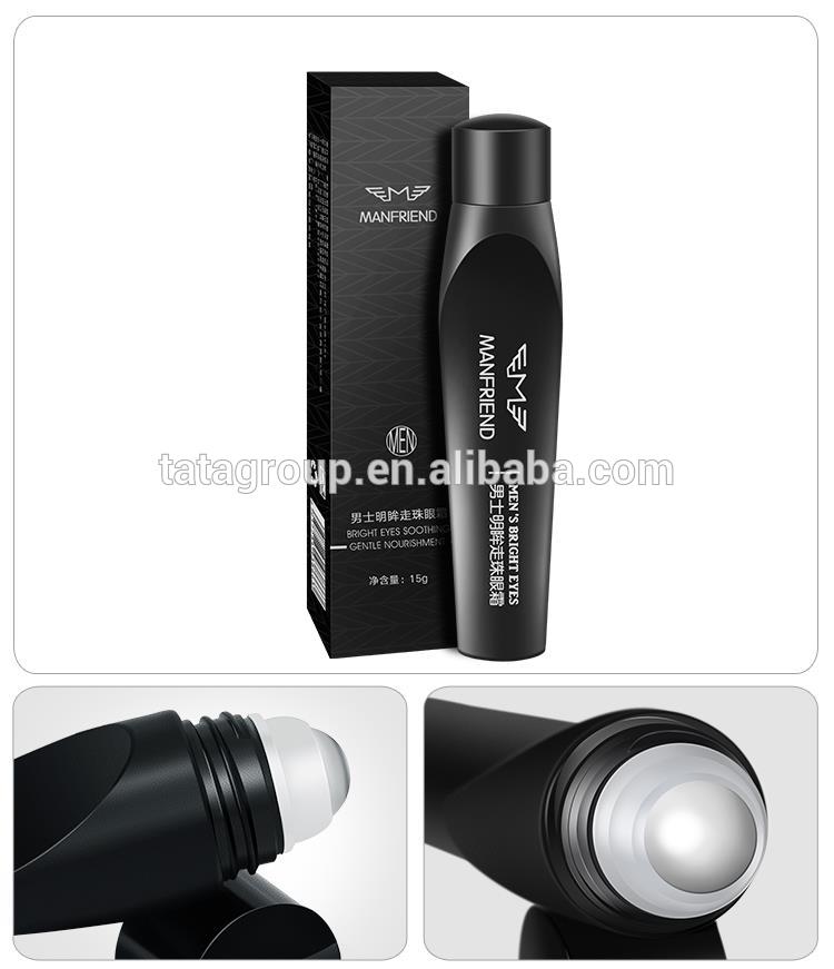 Best Private Label Men Roll ON Anti Aging Wrinkle Instant Eye Bag Remova Eye Cream For Men Dark Circle Remove