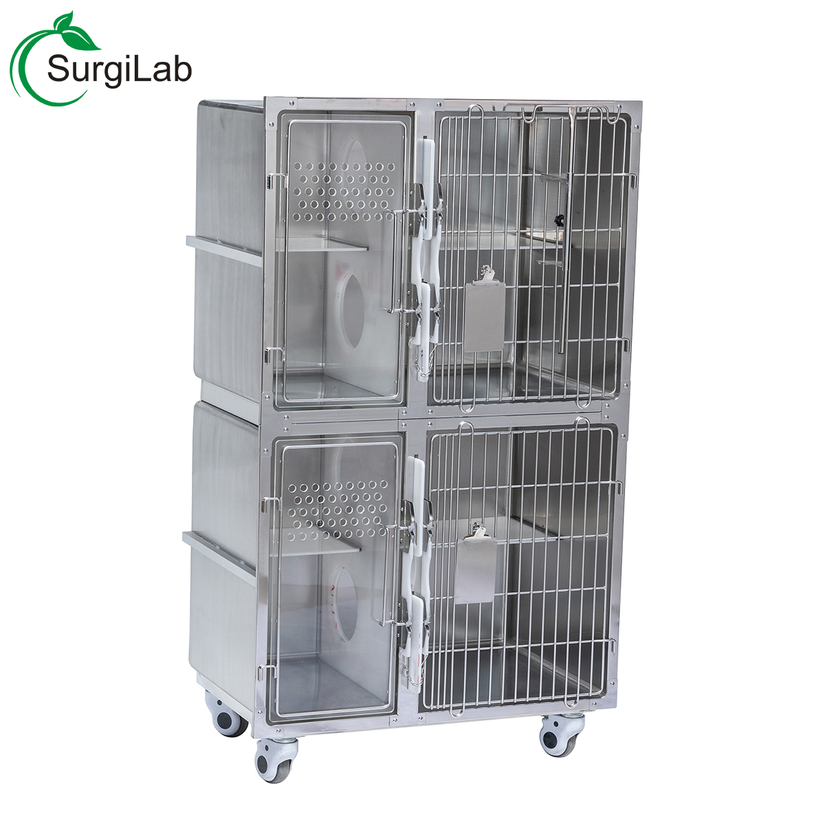 stainless steel veterinary cage for clinic shop hospital cage for dog/cat