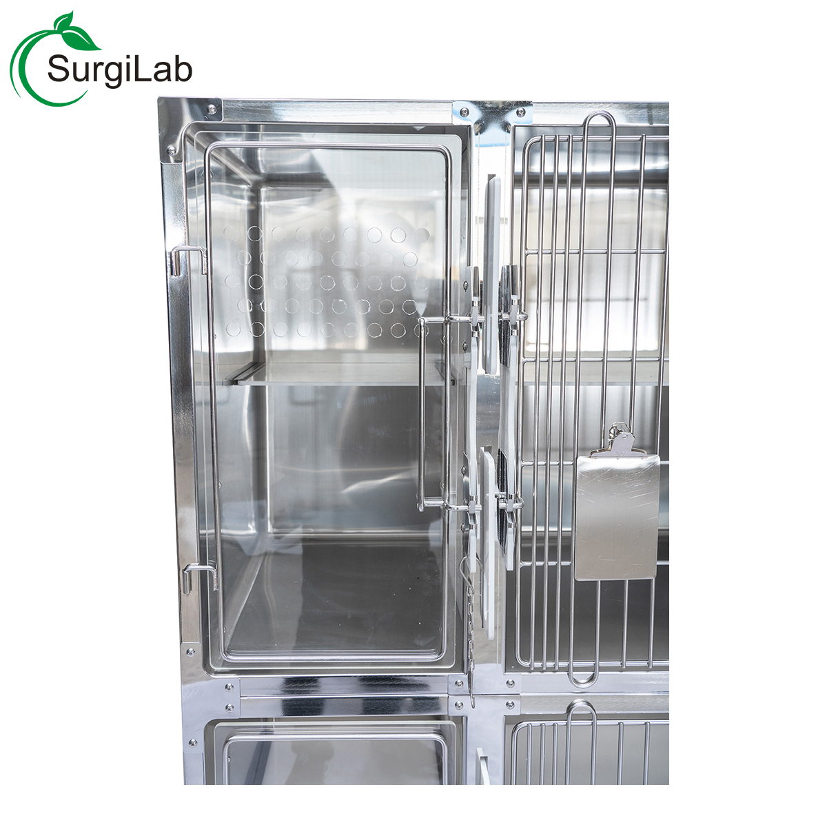 stainless steel veterinary cage for clinic shop hospital cage for dog/cat