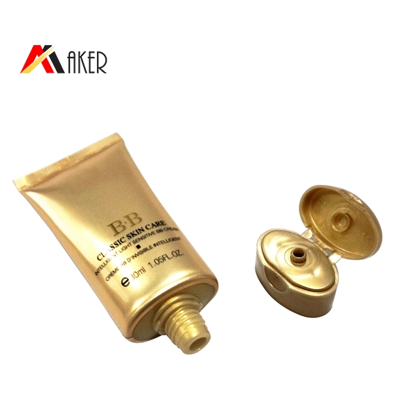 For Skin Care Private label Oval Cosmetic BB Cream Packaging Plastic Laminated Tubes With Screw Cap
