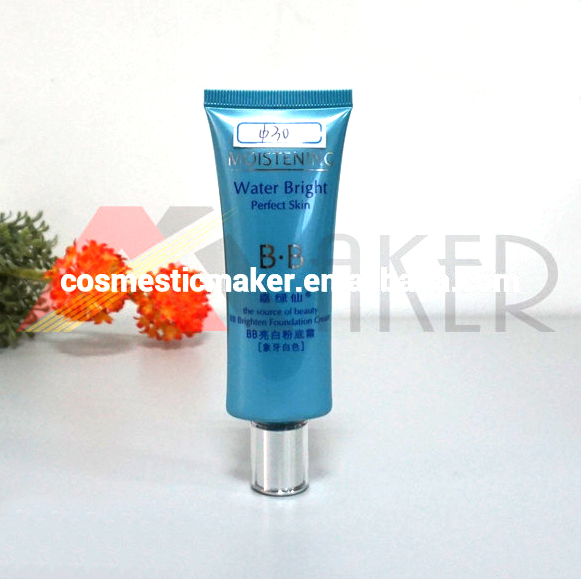 50ml Plastic Cosmetic BB Cream CC Cream Soft Tubes Packaging with Cap