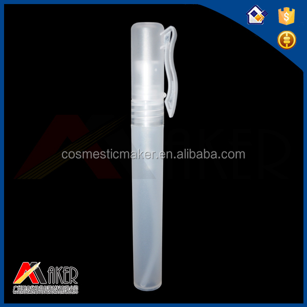 10ml Pocket Size Plastic Pen Type Perfume Bottle With Mist Sprayer