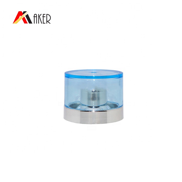 Luxury round 13mm cosmetic acrylic plastic screw cap cover for cosmetic tube.jpg
