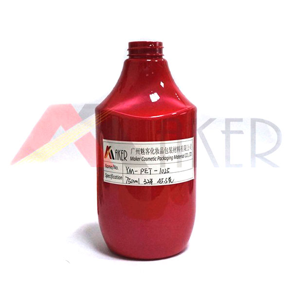 750ml plastic cosmetic packaging shampoo bottles