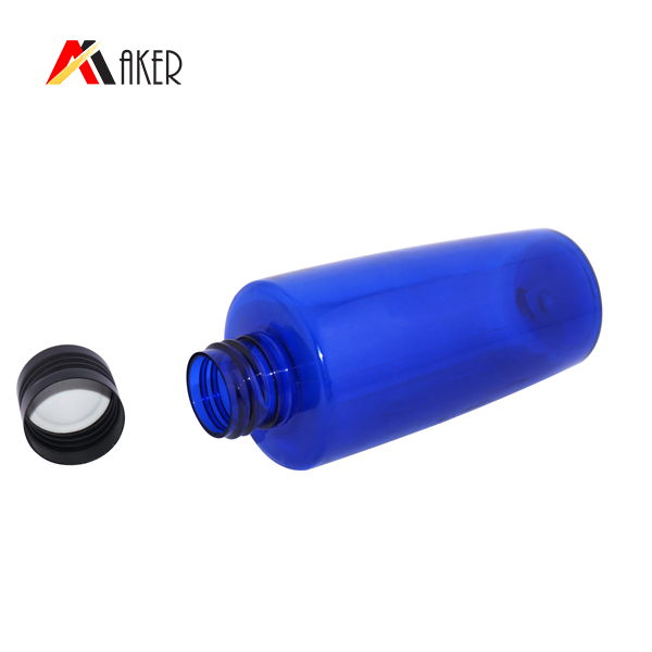 100ml blue PET plastic bottle manufacturer empty cosmetic plastic bottles
