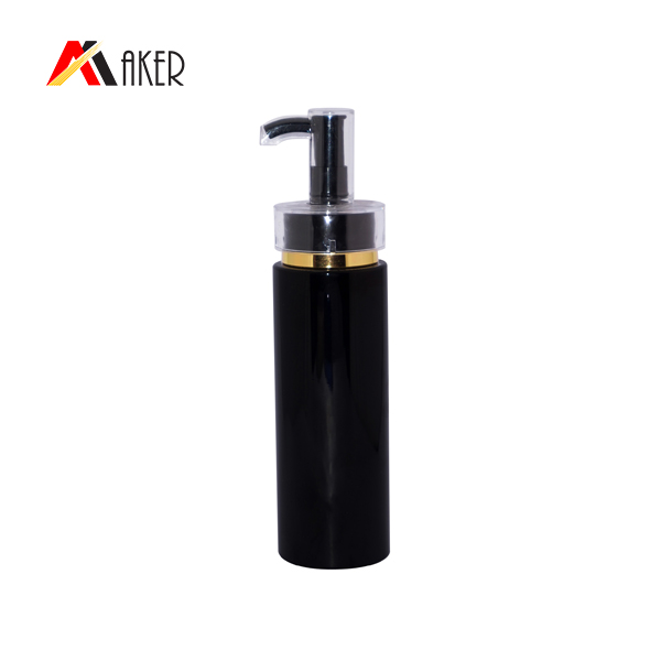 100ml black PET plastic cosmetic pump sprayer bottle for facial toner supplier