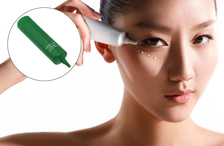 Empty HDPE plastic 15ml eye cream cosmetic plastic tube packaging with screw cap