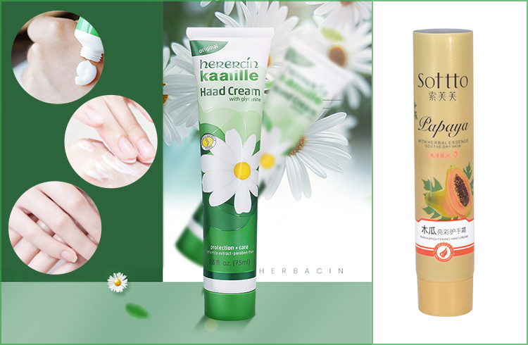 Hot sale customized round 70ml cosmetic LDPE plastic empty hand cream tube packaging with screw cap.jpg