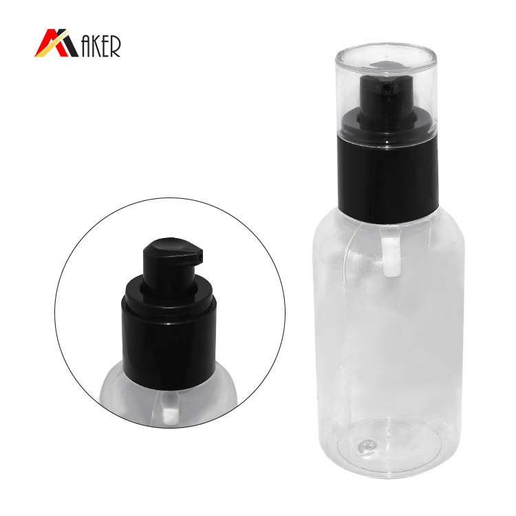 black plastic foam pump 24/410 for cosmetic packing bottles