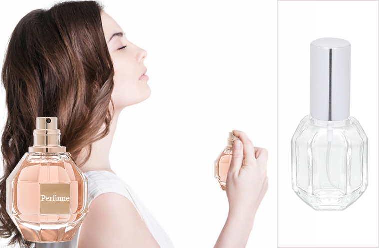 Special clear 10ml empty crystal mini glass perfume bottle with silver aluminum mist sprayer.jpg