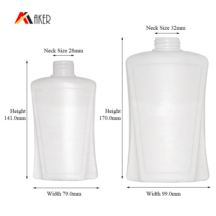 250ml hot sale empty HDPE plastic shampoo lotion bottle with lotion pump