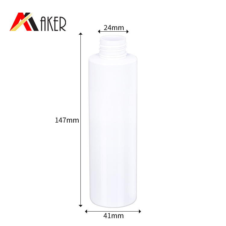 In stock 100ml 150ml cylinder round white PET plastic cosmetic skin care spray bottle with mist sprayer.jpg
