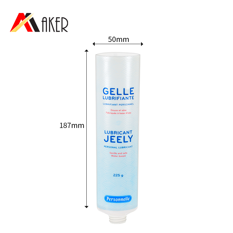 Wholesale round 250ml LDPE plastic empty cosmetic cream tube packaging with flip top cap.jpg