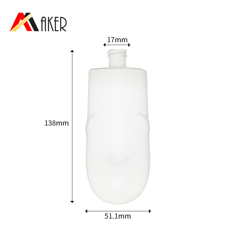 Unique oval white 130ml empty PE plastic cosmetic sunscreen lotion bottle with flip top cap and inner plug.jpg